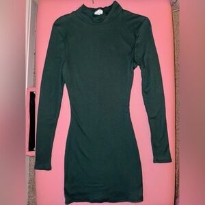 Windsor Forest Green Long Sleeve Dress